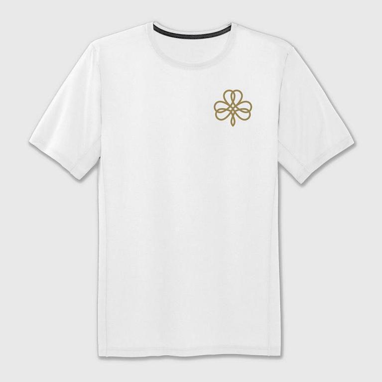 Brooks Distance Graphic Hardloopshirt voor Heren Wit (FGQNV-6340)